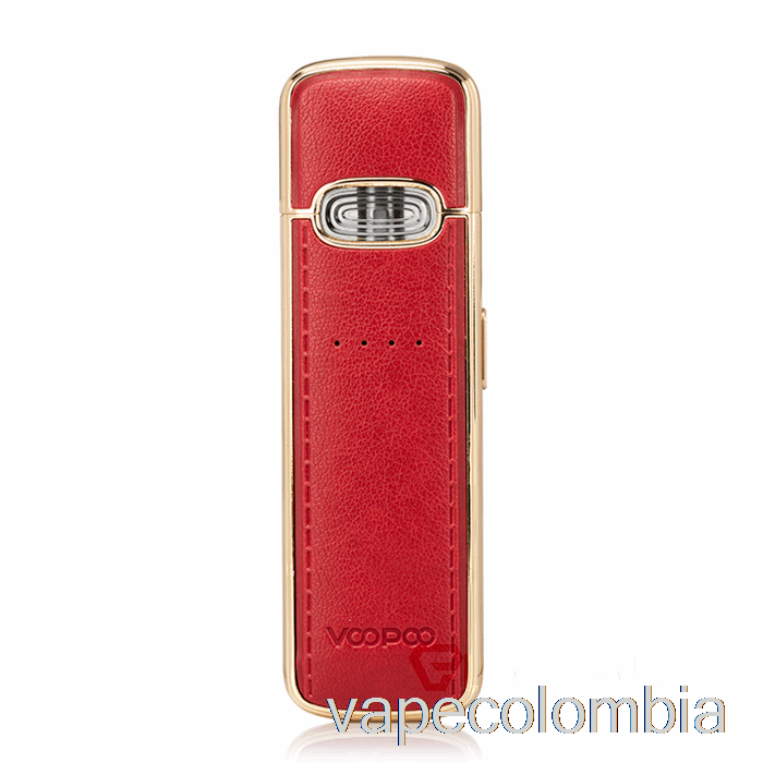 Vape Recargable Voopoo Vmate E Pod System Rojo Con Incrustaciones De Oro